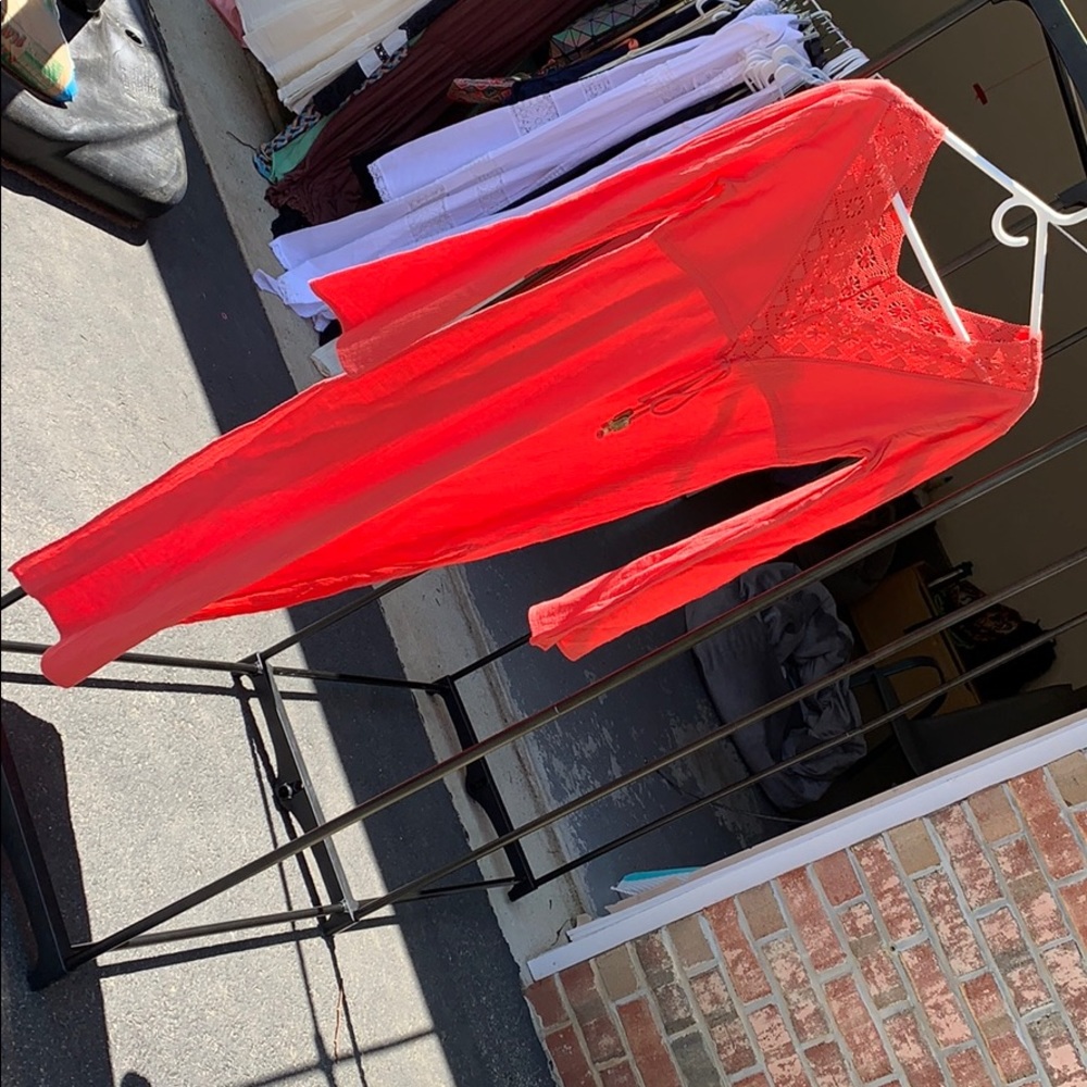 Long sleeve beach dress
